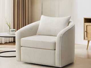 Soren Swivel Chair Cream Product Image